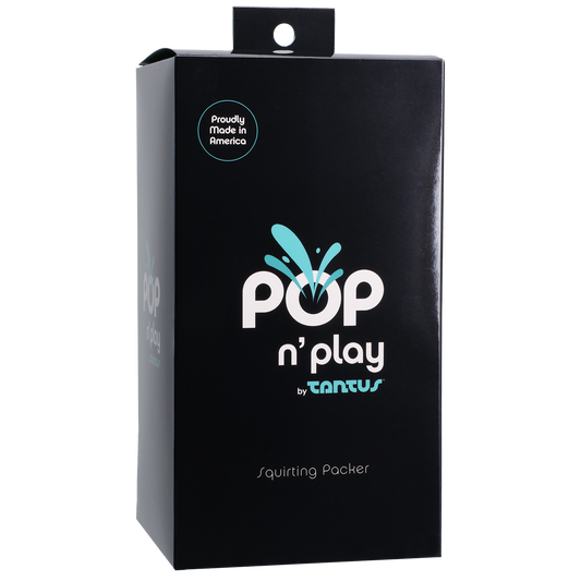 Tantus POP N' Play Packer - Squirting Packer Honey