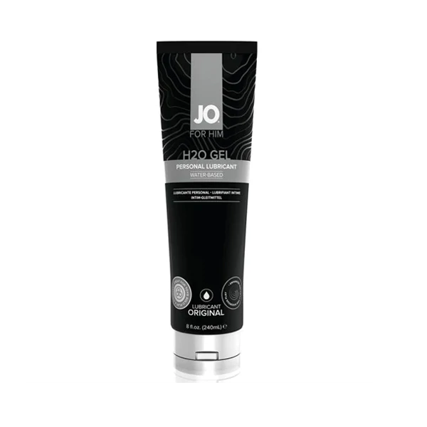 O For Him H2O Gel – Water-Based Personal Lubricant - 8 oz