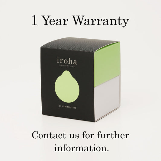 Iroha Midori green vibrator with rounded design