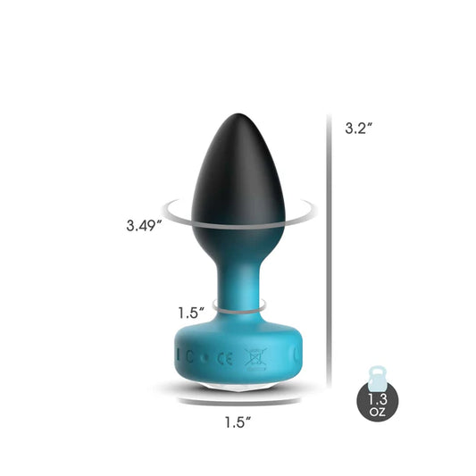 Cheeky Charms Eluxe Vibrating Plug With Remote