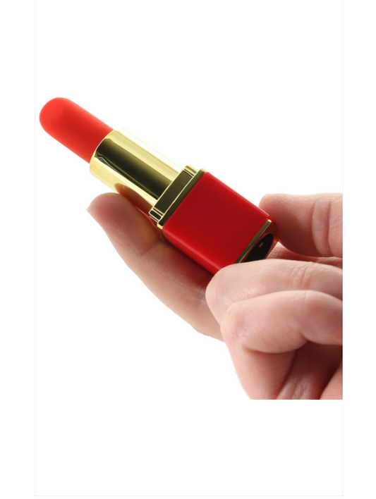 Pink Pussycat Rechargeable Lipstick Vibrator Red