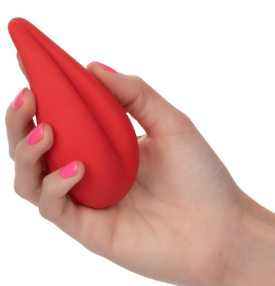 CalExotics Red Hot Flicker – Silicone Tongue Vibrator in Red | PurpleNight.ca