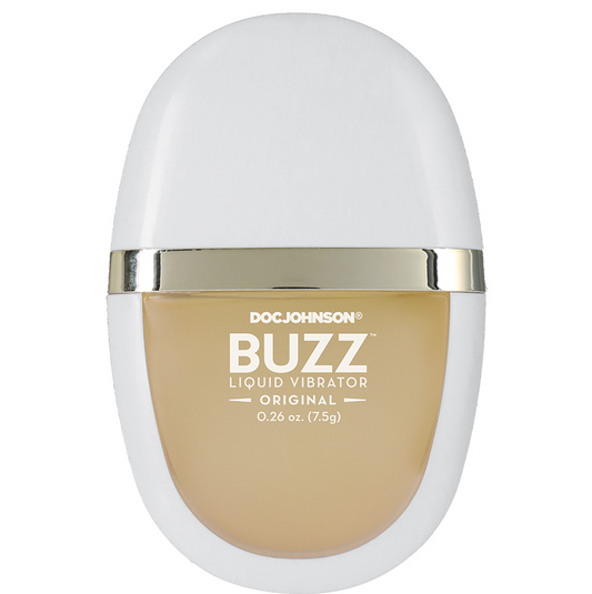 Doc Johnson Buzz Intimate Arousal Gel – Original Liquid Vibrator, Natural Clitoral Stimulating Gel