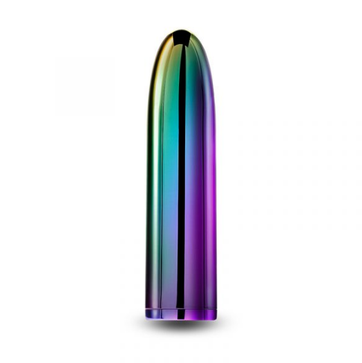 Chrome Petite Bullet – sleek silver mini vibrator