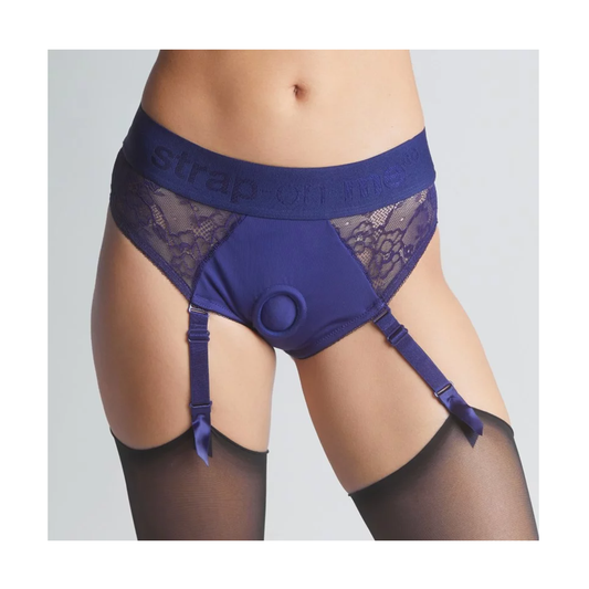 Strap On Me Harness Lingerie Night Blue Diva - XLarge