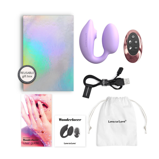 Love To Love WonderLover – Flapping Clitoral & G-Spot Vibrator with Remote Control