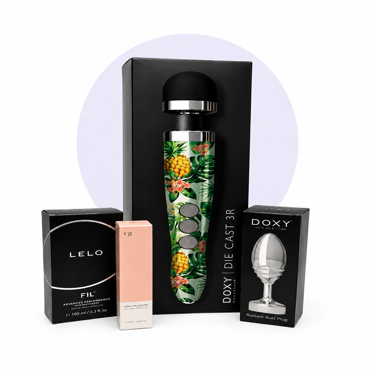 Doxy Die Cast 3R + Anal Essentials Value Bundle