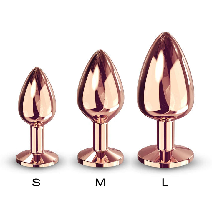 Dorcel Diamond Anal Plug – Black / Gold - Large