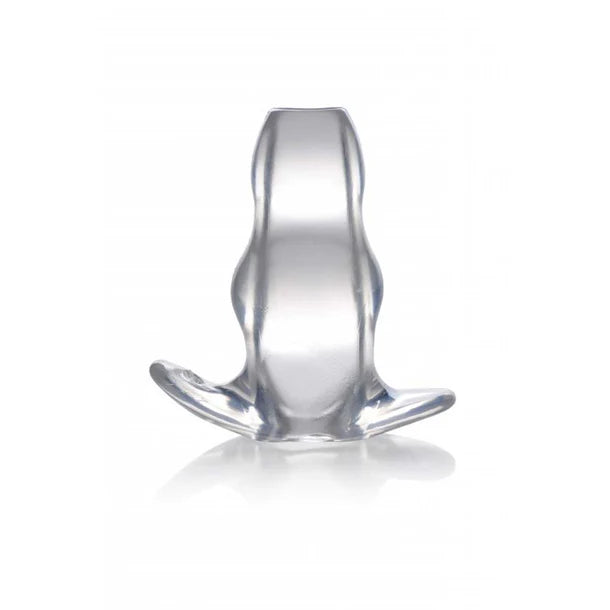 Clear View Hollow Anal Plug - Medium