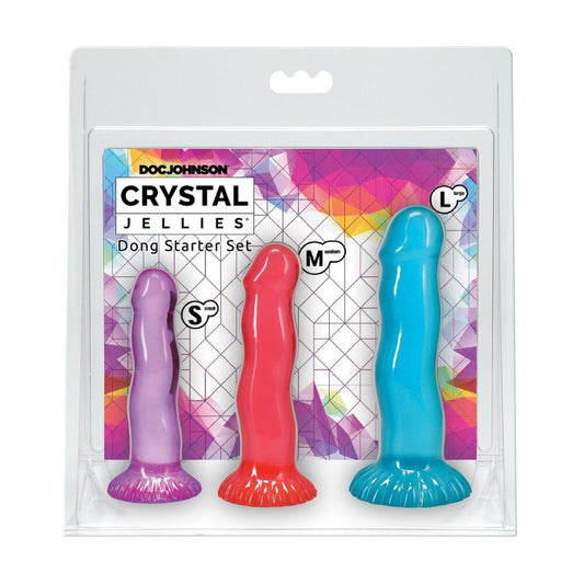 Doc Johnson Crystal Jellies Dong Starter Set