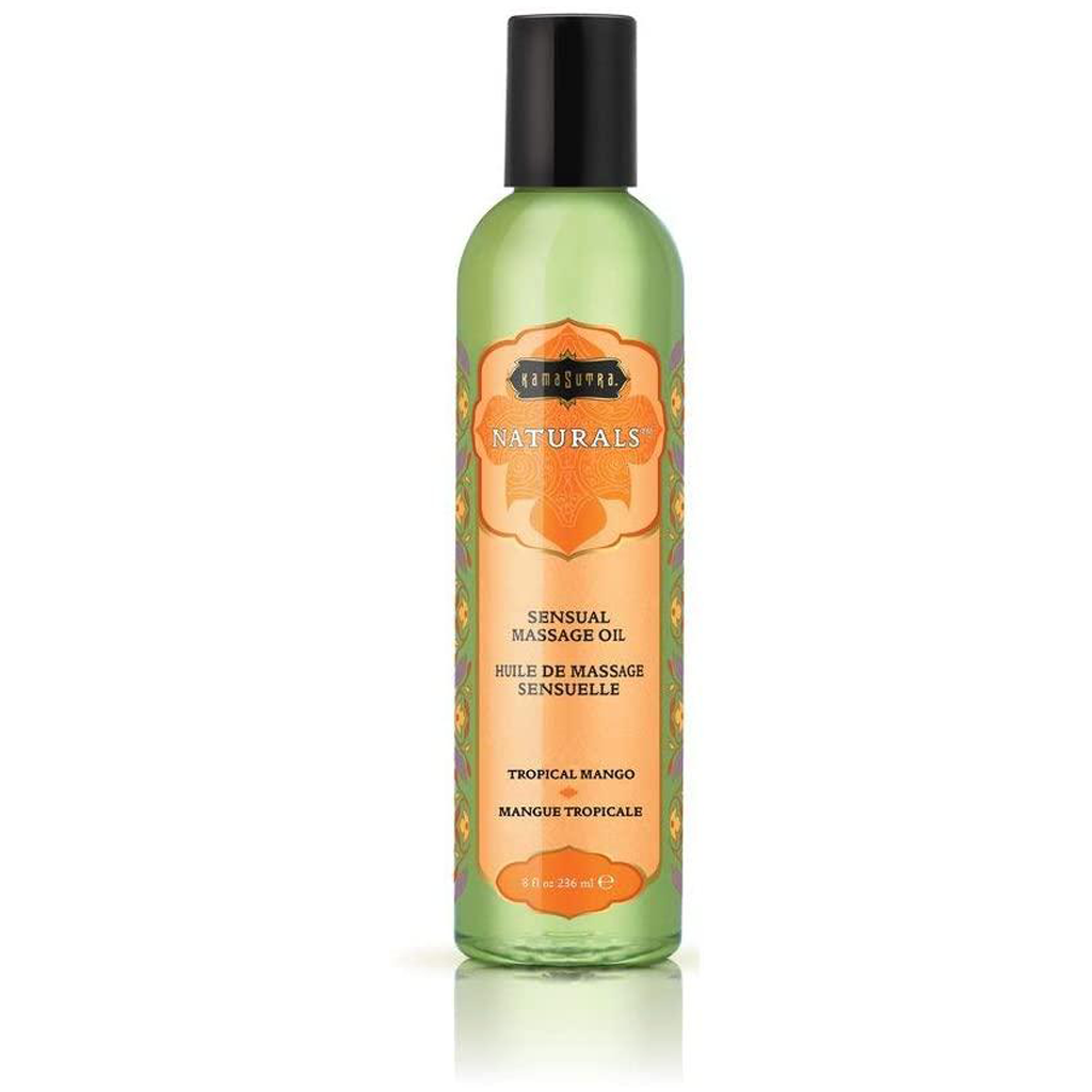 Kama Sutra Naturals Tropical Mango massage oil – 8oz bottle