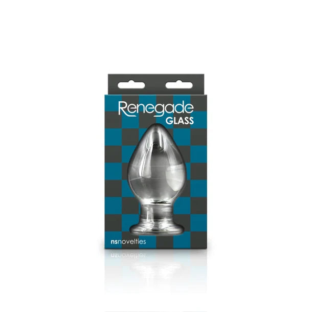 NS Novelties Renegade Glass Knight Butt Plug