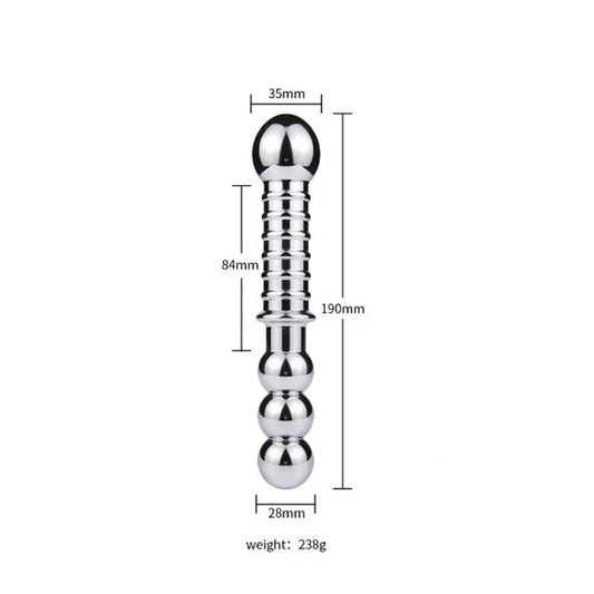 Double Ended Bud Stainless Steel Anal Plug Canada