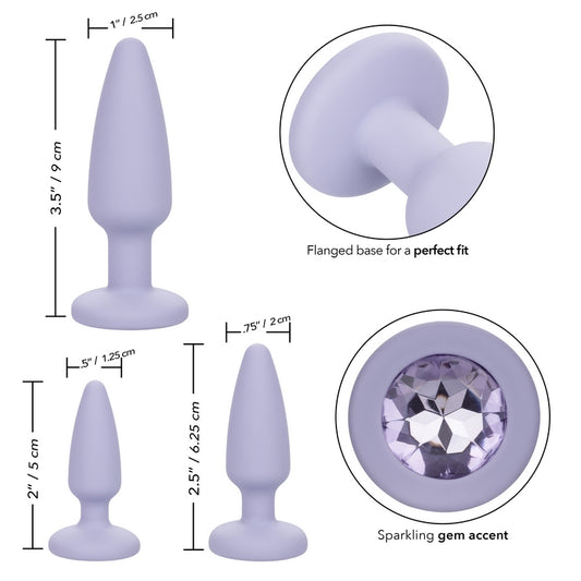 CalExotics First Time Crystal Booty Kit Pink