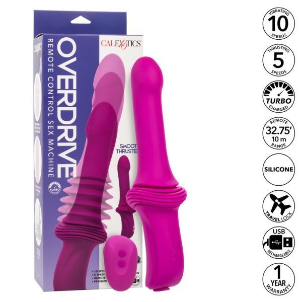 CalExotics Overdrive Smooth Thruster Sex Machine – Remote-Controlled