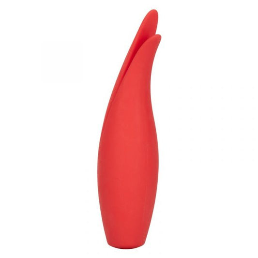 Red Hot Sizzle Vibrator – Curved Silicone Teaser