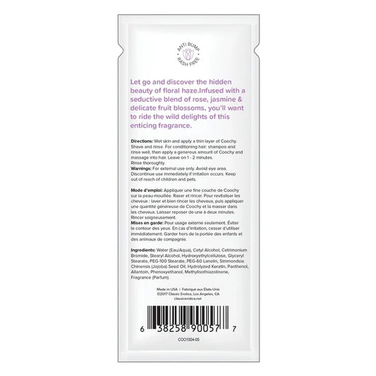 Coochy Shave Cream – Floral Haze - Travel Size 0.5oz / 15mL - 10 Packs