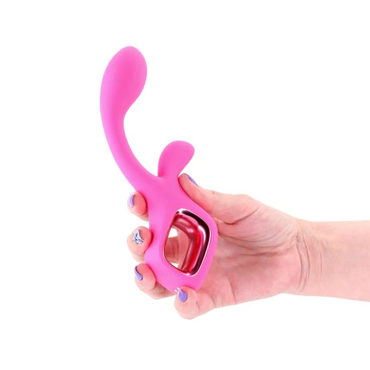 Pretty in Pink Velvet G-Spot Rabbit Vibrator