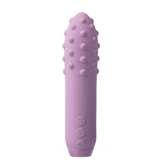 Je Joue Duet Bullet Vibrator – Compact dual-surfaced bullet with rounded pleasure points and smooth side for external stimulation