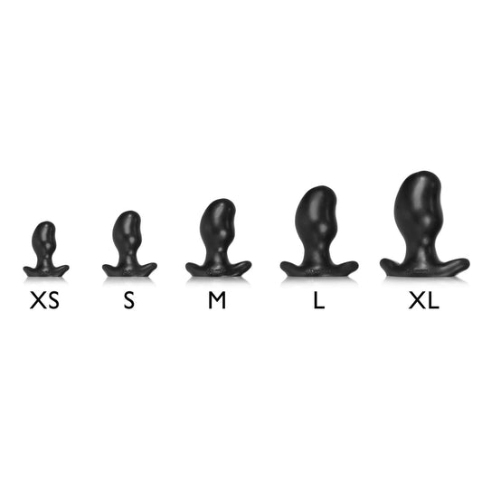OxBalls Ergo Blue Swirl Butt Plug- Small