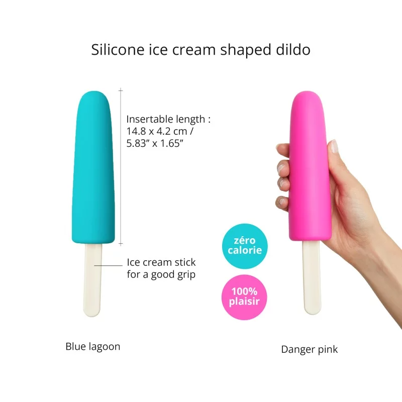 Love To Love Iscream Silicone Dildo - Blue Lagoon