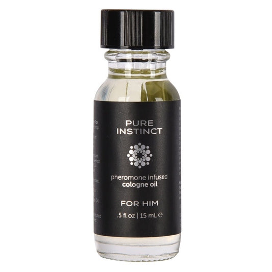 Pure Instinct – Pheromone Cologne Oil For Him (0.5 oz / 15 mL)