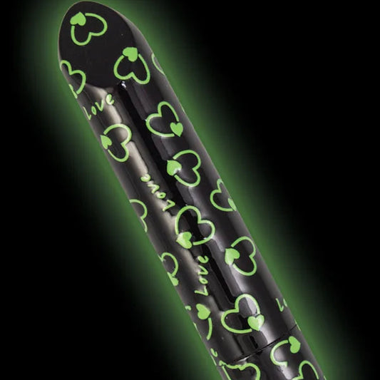 Nasstoys Glow Vibes Sweet Heart – Glow-in-the-Dark Mini Heart Vibrator with 10 Functions