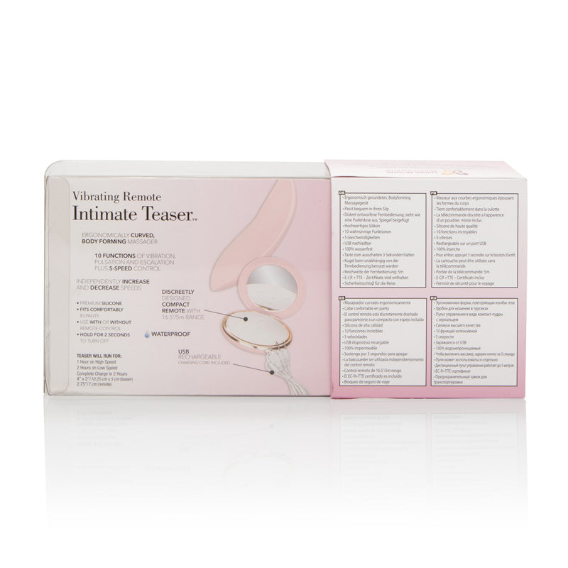 Discreet Pink Panty Vibrator for Women with Mirror Remote