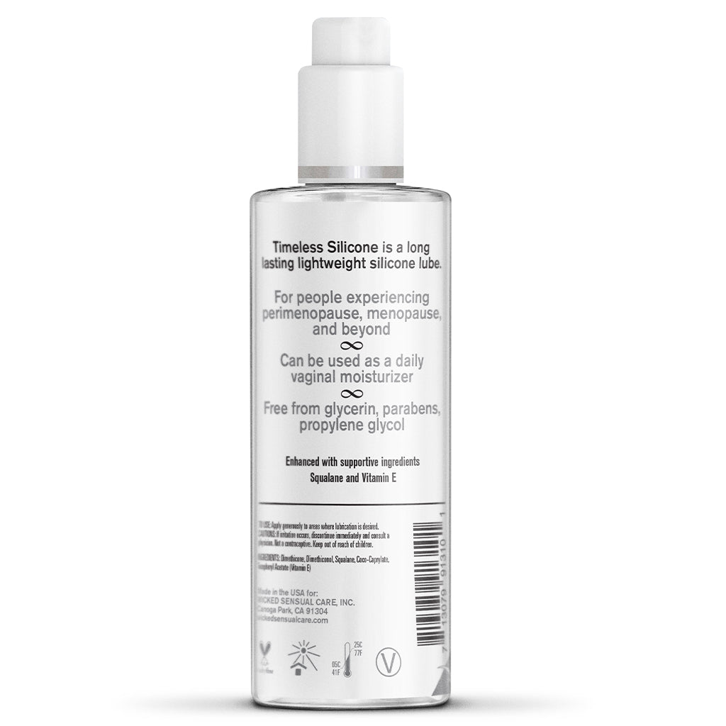 Wicked Simply Timeless Silicone Lubricant – 4 oz