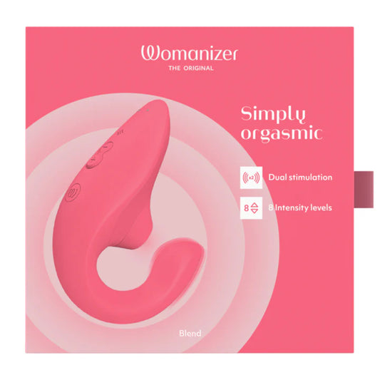 Womanizer Blend Vibrant dual stimulation rabbit vibrator – Pleasure Air technology