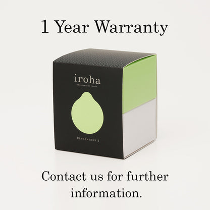 Iroha Midori green vibrator with rounded design
