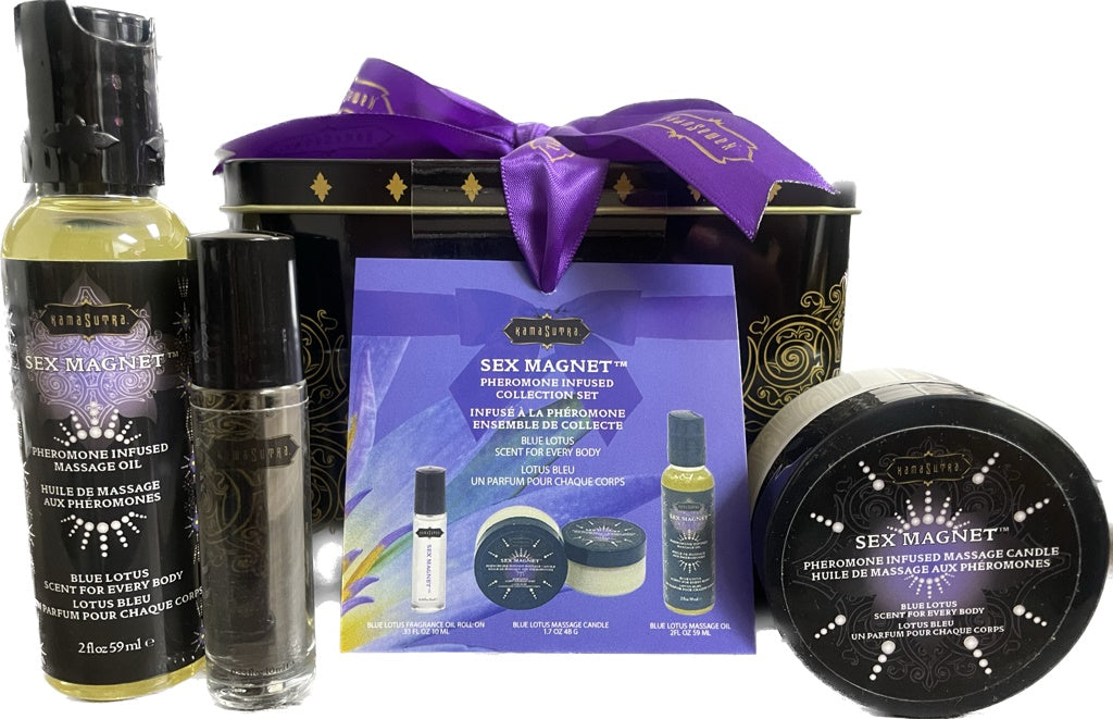 Kama Sutra Sex Magnet™ Pheromone Gift Set – Blue Lotus (Travel Size)