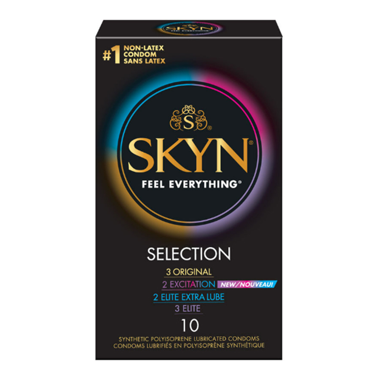 LifeStyles SKYN Selection Condom 10 Pack assorted condom box
