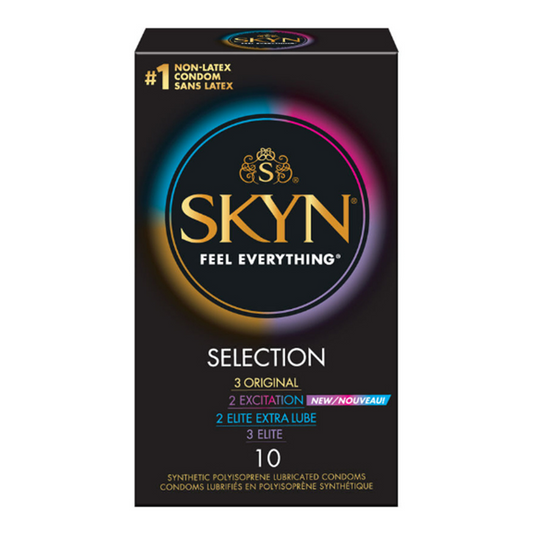 LifeStyles SKYN Selection Condom 10 Pack assorted condom box