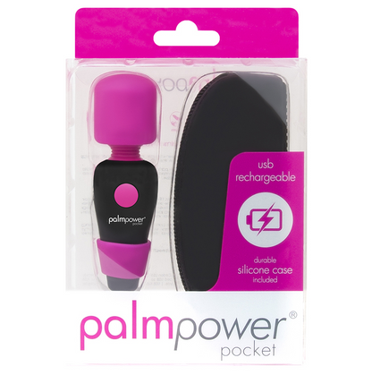 BMS Palm Power Pocket Massager Pink – mini USB rechargeable wand