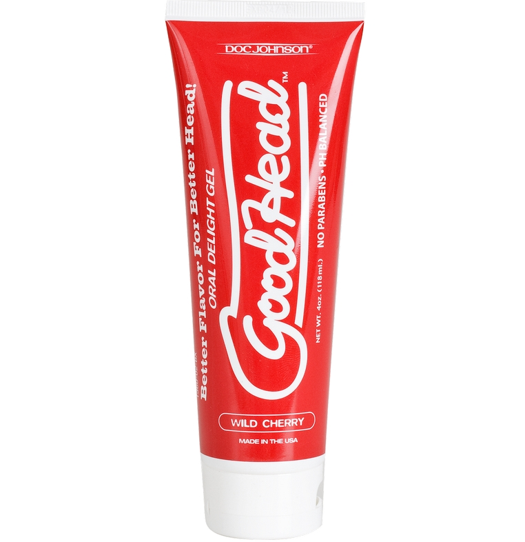 Doc Johnson Good Head Gel Cherry oral sex flavor enhancer
