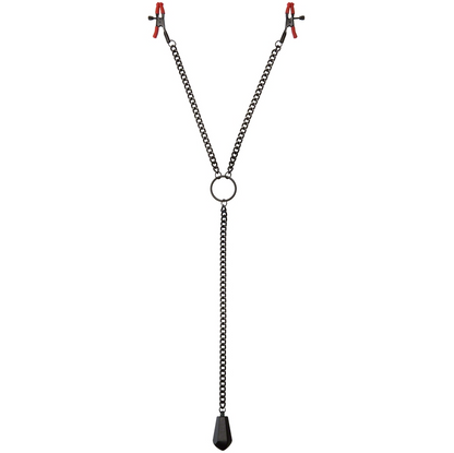 Doc Johnson Kink Nipple Clips with Heavy Weight and Silicone Tips