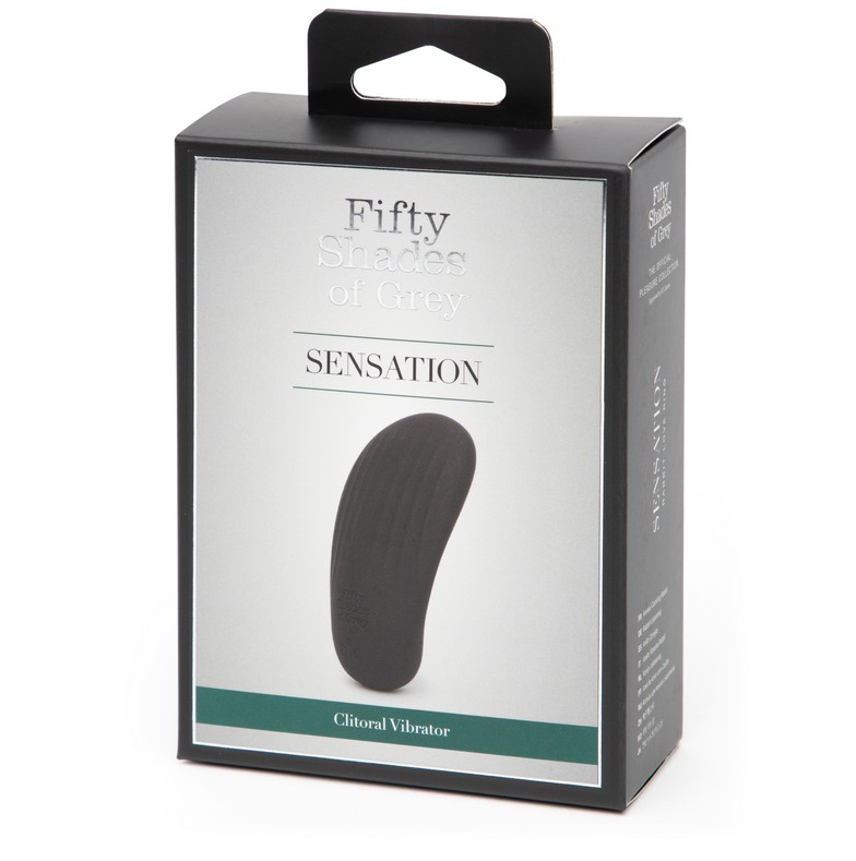 Fifty Shades Sensation Rechargeable Clitoral Vibrator – Pebble Design, 20 Modes