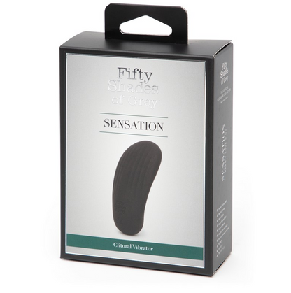 Fifty Shades Sensation Rechargeable Clitoral Vibrator – Pebble Design, 20 Modes
