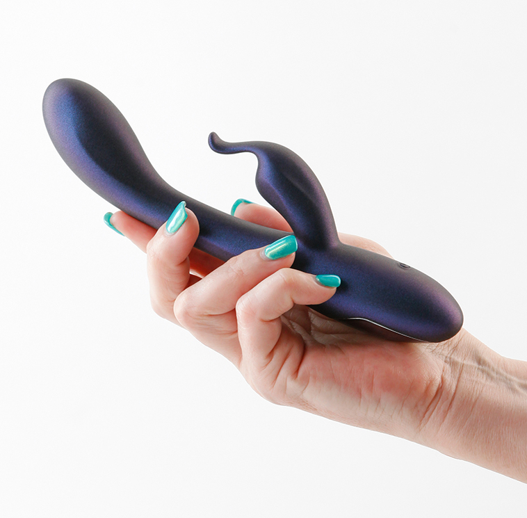 NS Novelties Royals Empress – Metallic Blue Plush Silicone Luxury Vibrator