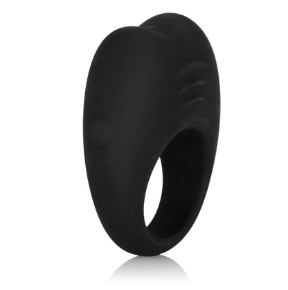 California Exotics Silicone Rechargeable Cock Ring in soft stretchy silicone with control button and USB charging design
