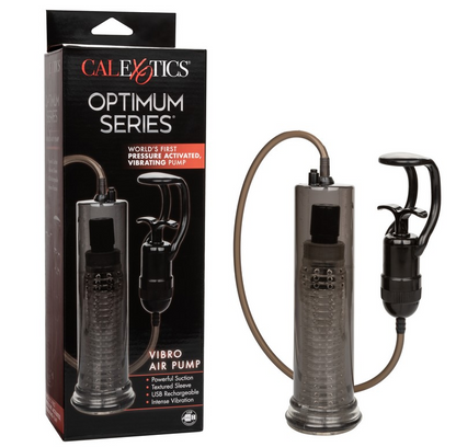 “CalExotics Optimum Series Vibro Air Pump with pressure-activated vibration and Master Grip handle