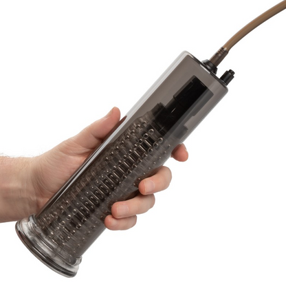 CalExotics Optimum Series Vibro Air Pump with pressure-activated vibration and Master Grip handle