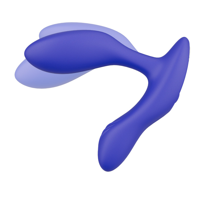 We-Vibe Vector+ Prostate Massager – Dual-motor anal vibrator with adjustable fit, designed for prostate and perineum stimulation, app-controlled and made of smooth silicone
