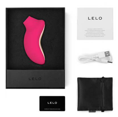 LELO SONA 2 Cruise – Sonic clitoral massager in luxury black with ergonomic design
