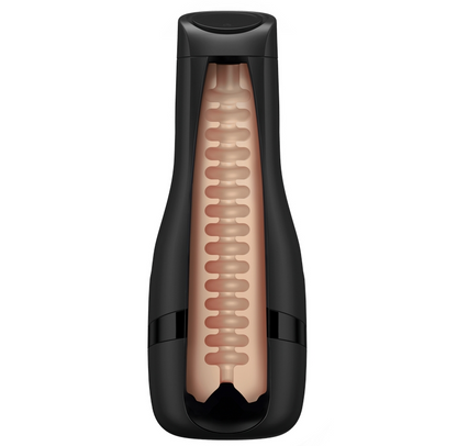 Satisfyer Men Classic black masturbator with removable cyberskin sleeve”