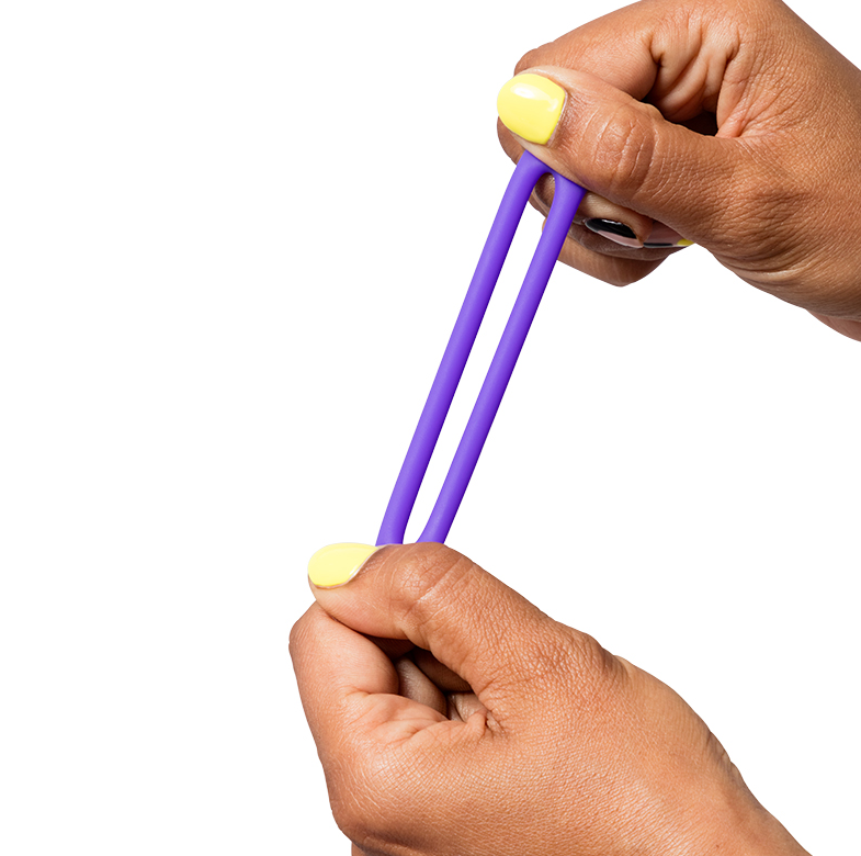 ROMP Remix Trio stackable penis rings made from super stretchy body-safe silicone
