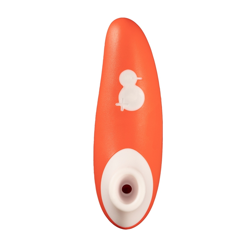 ROMP Switch Clitoral Stimulator in orange with silicone suction head