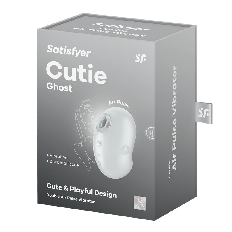 Satisfyer Cutie Ghost – Dual Motor Air Pulse & Vibration Clitoral Stimulator