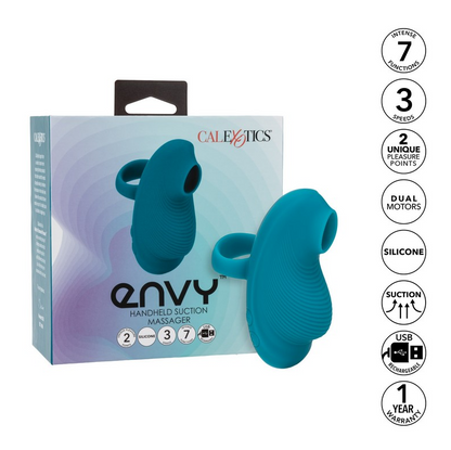Envy handheld suction massager with silicone body